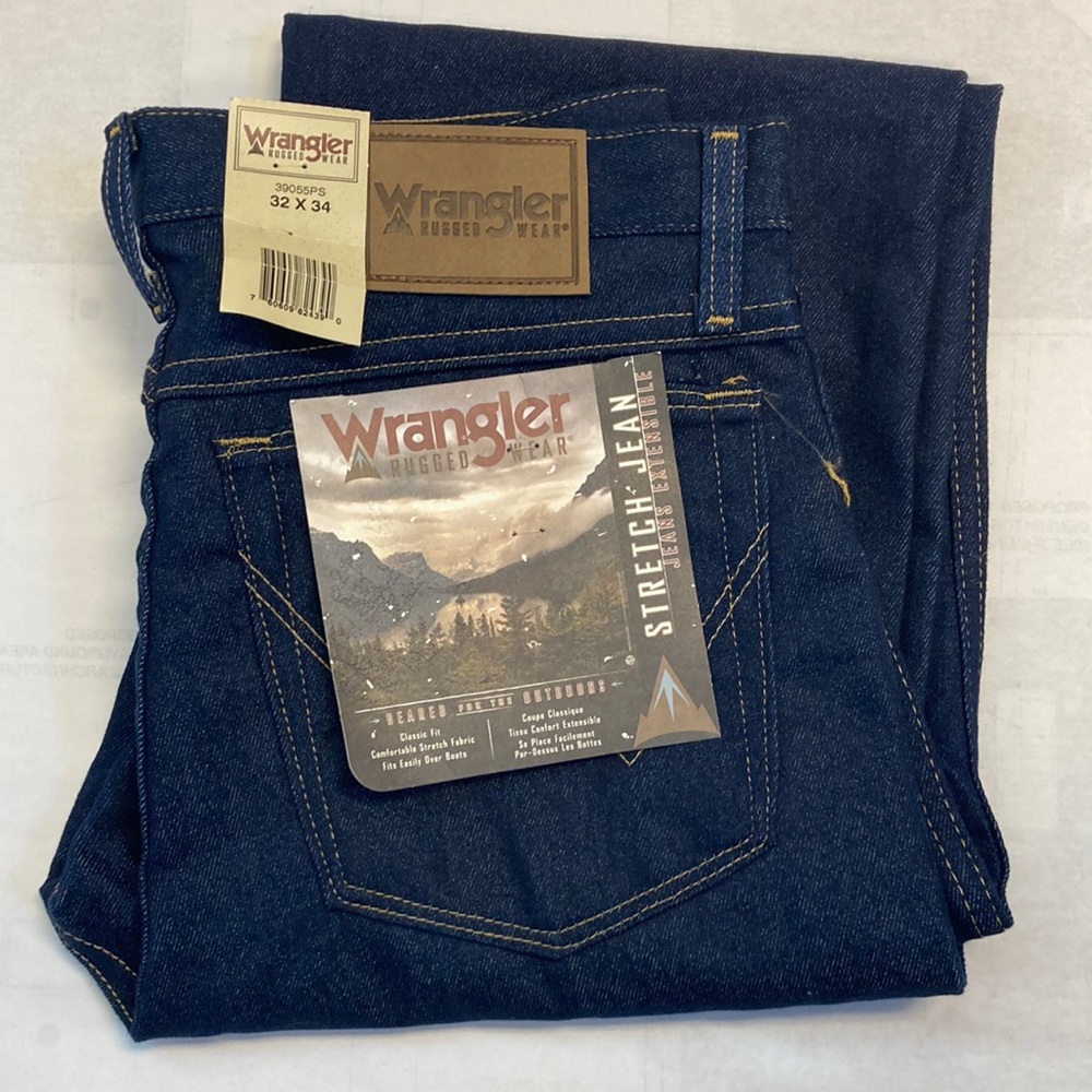 Wrangler Men’s Flex Denim jeans. Size 32x34. Stretch jeans. New with tags.